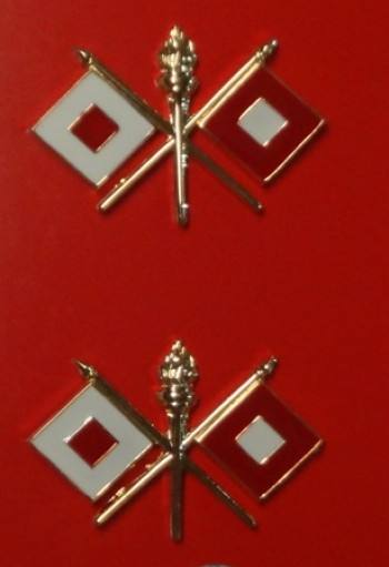 Signals Branch of Service, Pin-On Bright