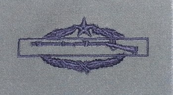 Combat Infantryman's Badge, 2nd Award, Subdued