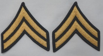 Corporal, Color Sleeve Set (Gold on Green)