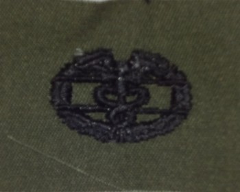 Combat Medic Badge. Subdued.