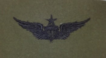 Army Aviator Badge, Senior. Subdued.