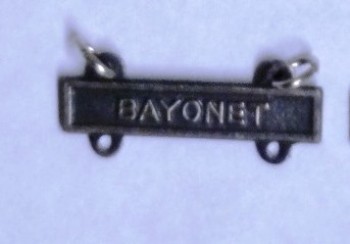 Bayonet Qualification Bar for Marksman Badge.