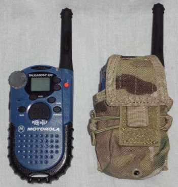 Radio Pouch, Hand Held, Multicam